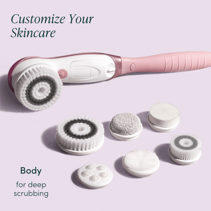 Cora 7 Body Cleansing Brush Set